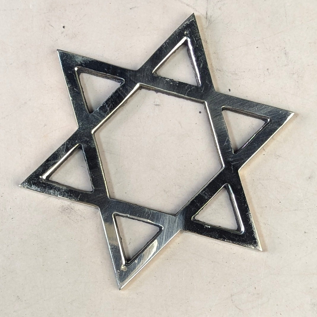 Brass David Star - 4 Inch-Maitri Export | Crystals Store