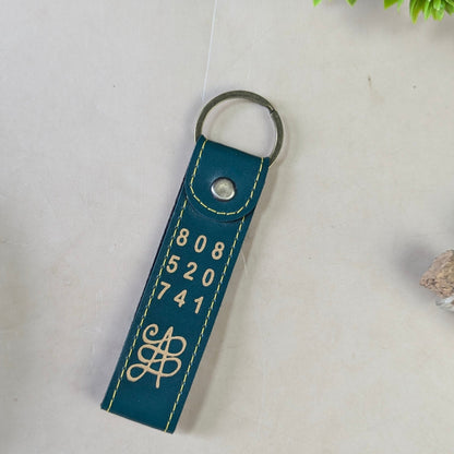 Zibu leather Keychain