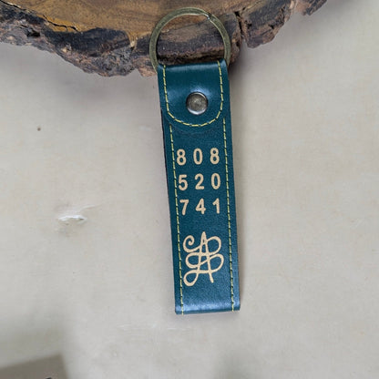 Zibu leather Keychain