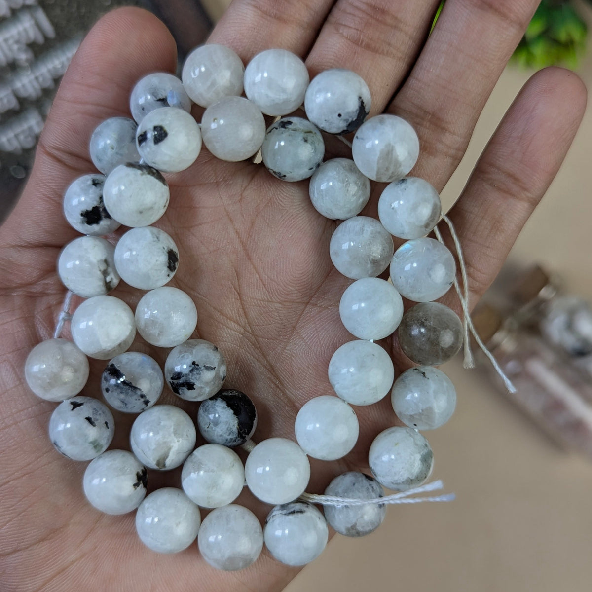 10mm loose crystal beads Line-Rainbow Moonstone-Maitri Export | Crystals Store