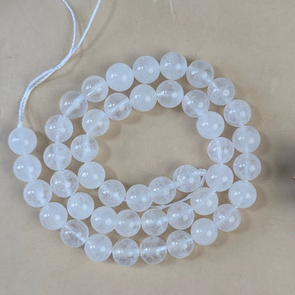 Ice Crystal Natural Stone 8mm Loose Beads Line-Maitri Export | Crystals Store