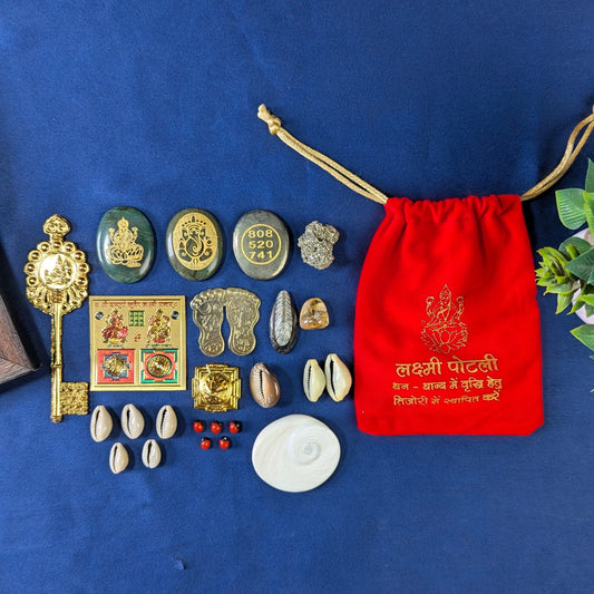 Diwali Laxmi Potli 3-Maitri Export | Crystals Store