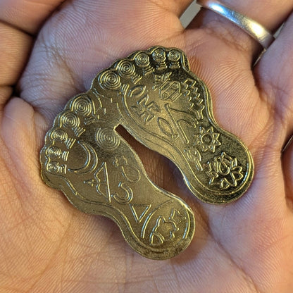 Copper Charan Paduka