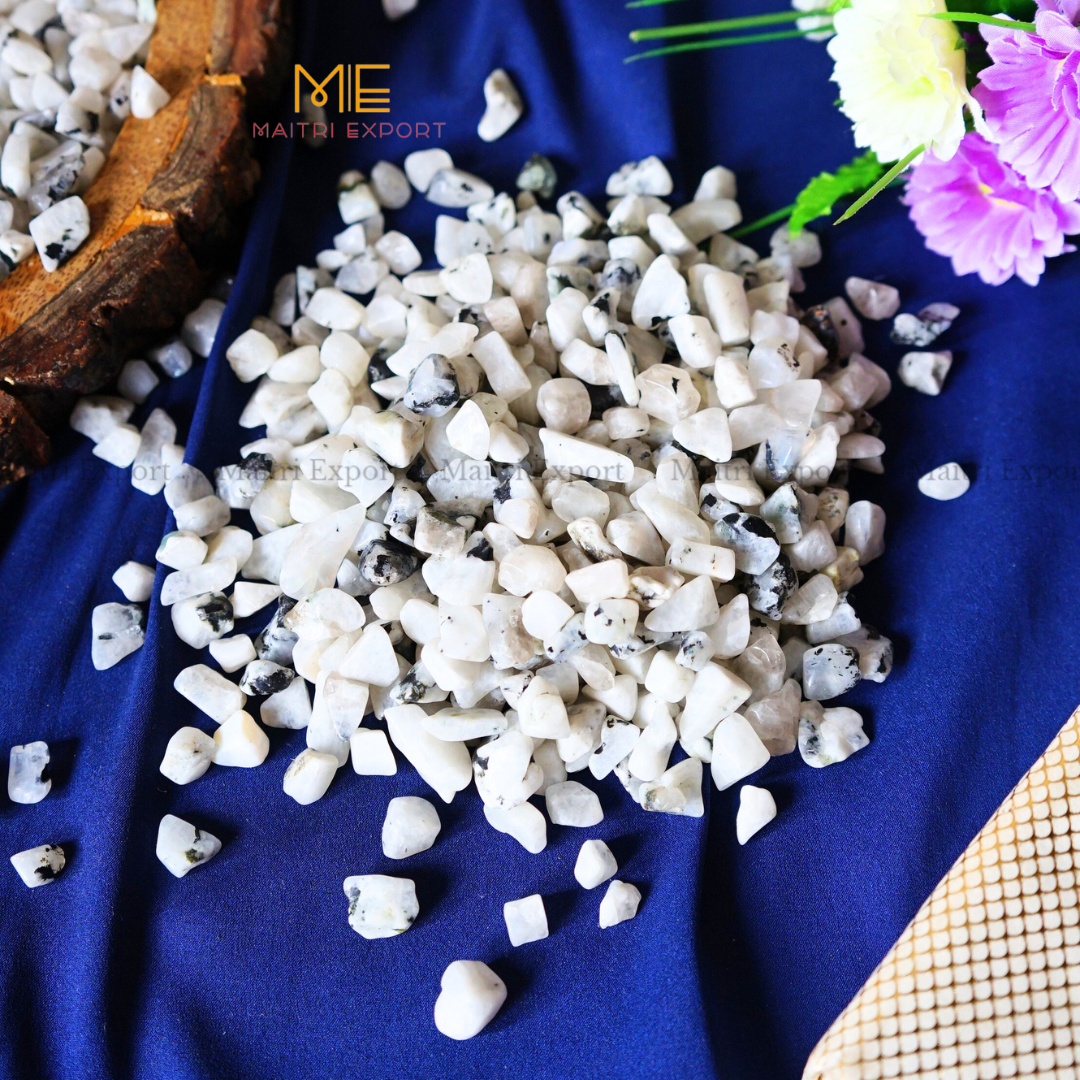 10mm Chips-Rainbow Moonstone-250gm-Maitri Export | Crystals Store