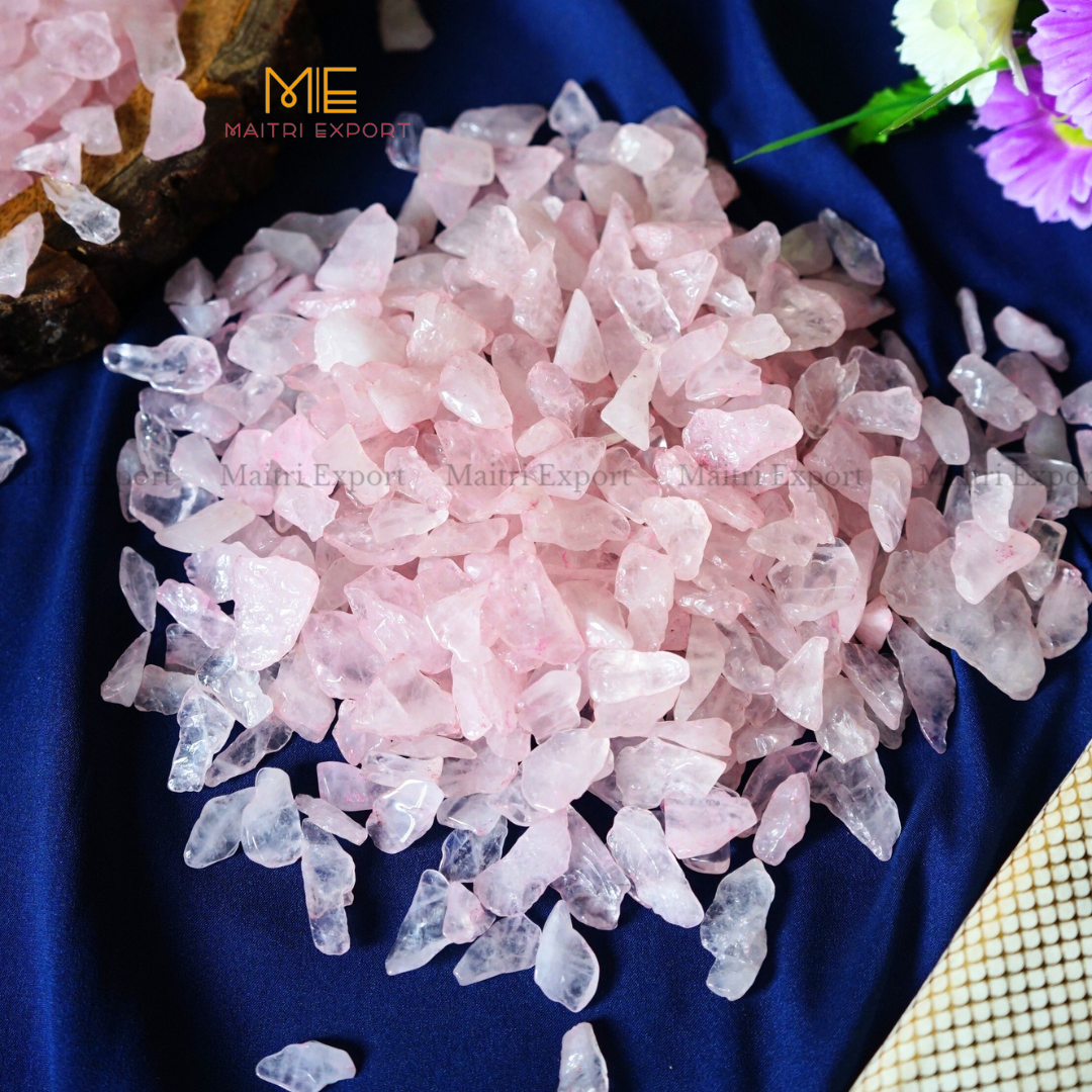 10mm Chips-Rose Dyed-500gm-Maitri Export | Crystals Store