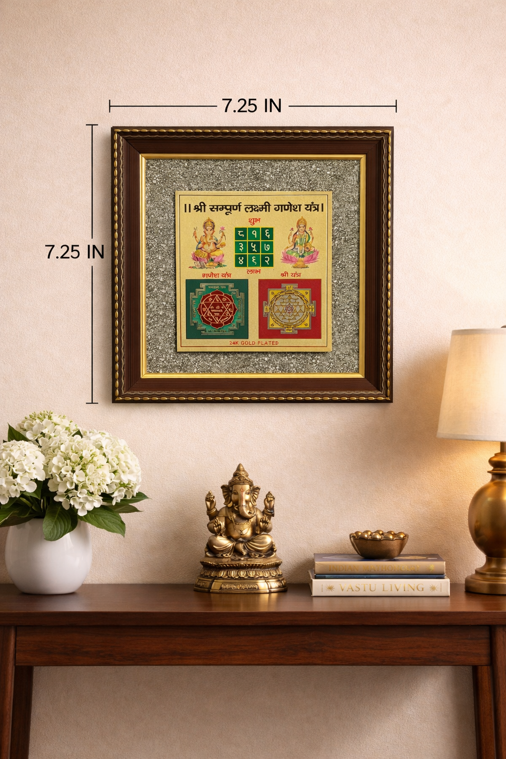 Paper Yantra 3.5 *3.5-Shree Sampurn Laxmi Ganesh yantra-Maitri Export | Crystals Store