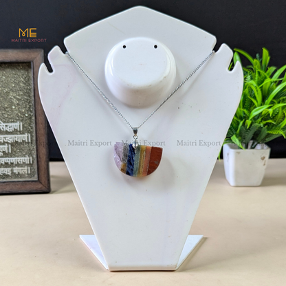 7 chakra bonded pendant.-10-Maitri Export | Crystals Store