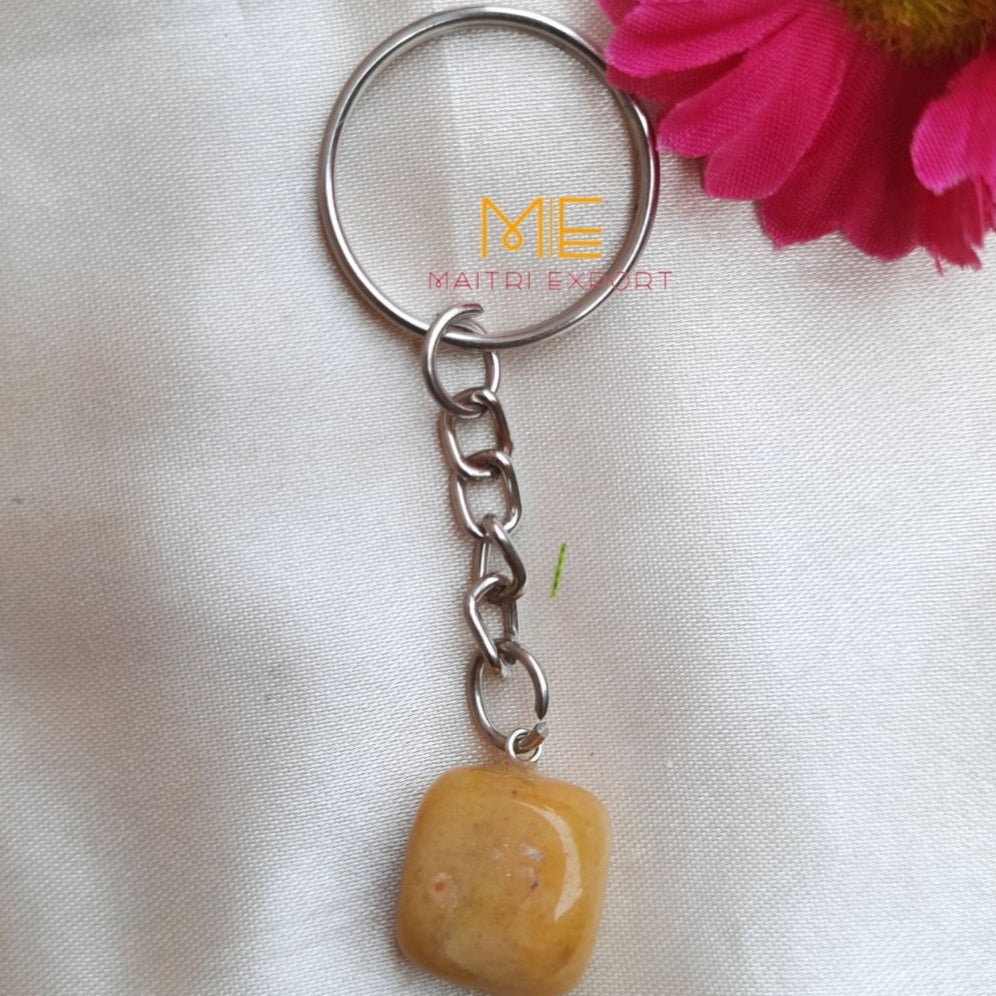 Tumble keychain-Yellow Aventurine-Maitri Export | Crystals Store