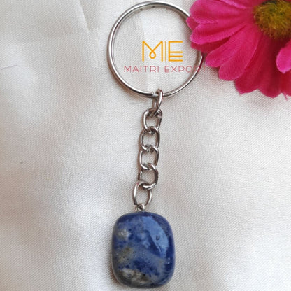 Tumble keychain-Sodalite-Maitri Export | Crystals Store