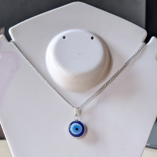 Evil eye round 16mm pendant-Maitri Export | Crystals Store