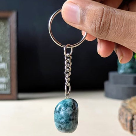 Tumble keychain-Tree Agate-Maitri Export | Crystals Store