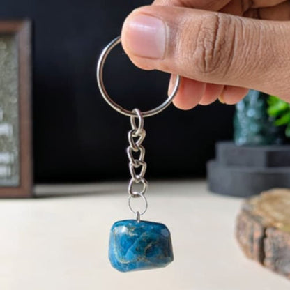 Tumble keychain-Apatite-Maitri Export | Crystals Store