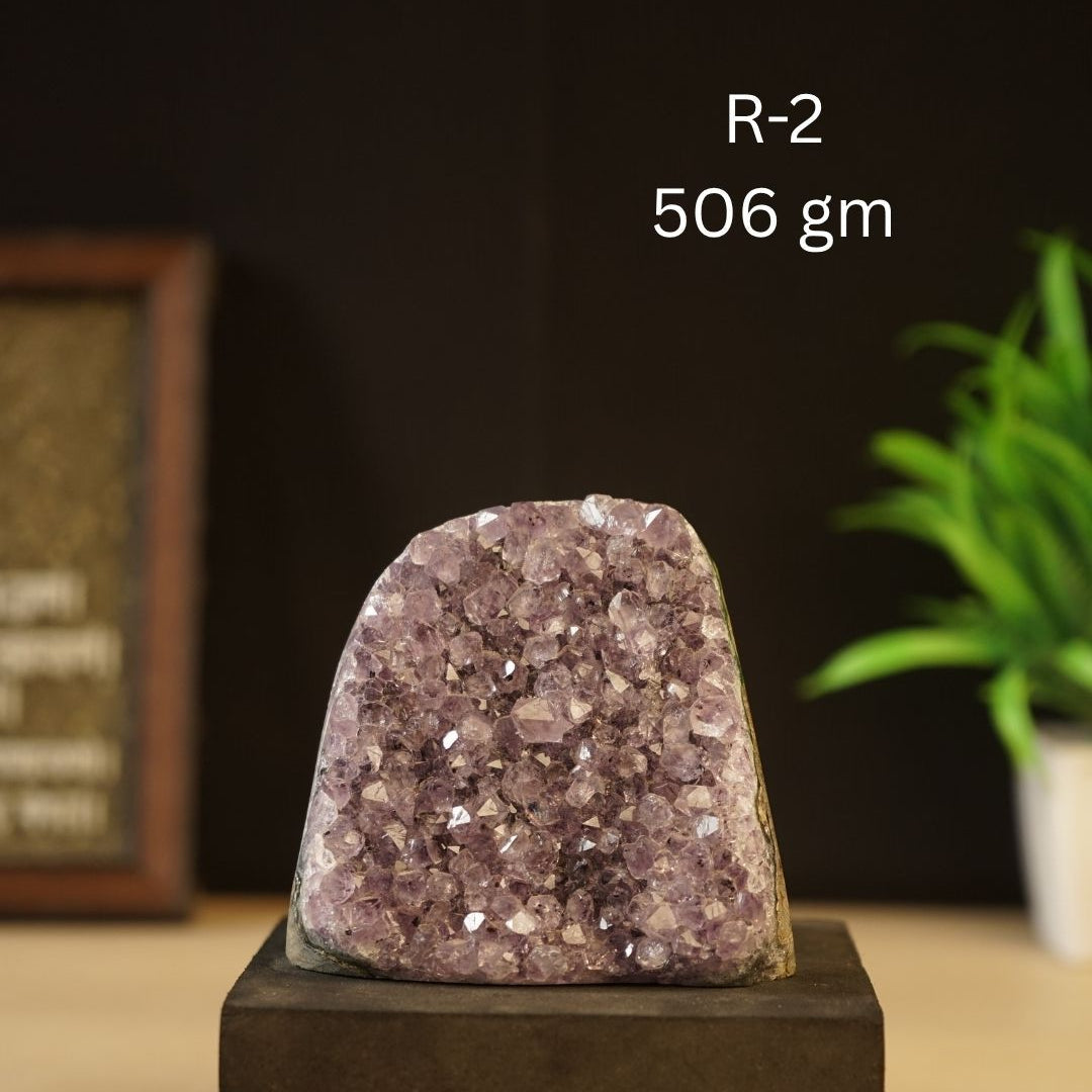 Amethyst Geode ( Regular )-2 - 506 gm-Maitri Export | Crystals Store