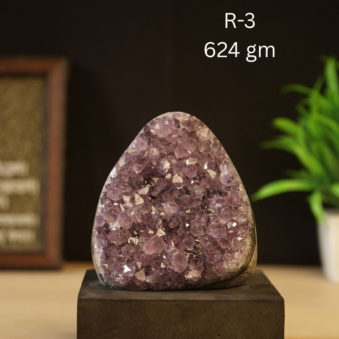 Amethyst Geode ( Regular )-3 - 624 gm-Maitri Export | Crystals Store