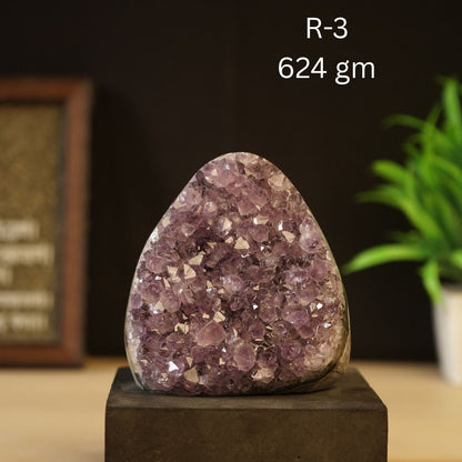 Amethyst Geode ( Regular )-3 - 624 gm-Maitri Export | Crystals Store