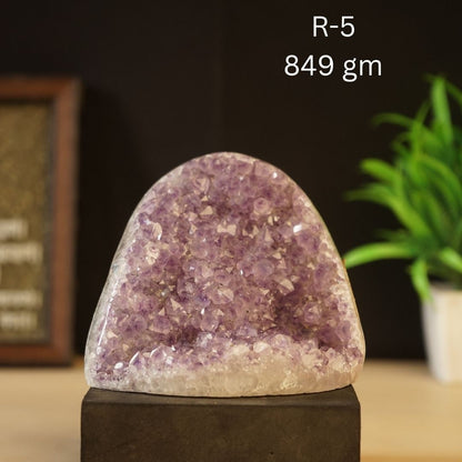 Amethyst Geode ( Regular )-5 - 849 gm-Maitri Export | Crystals Store