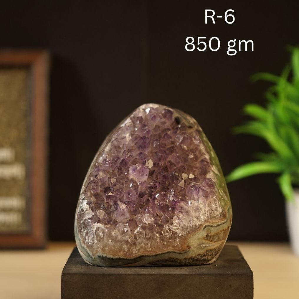 Amethyst Geode ( Regular )-6 - 850 gm-Maitri Export | Crystals Store