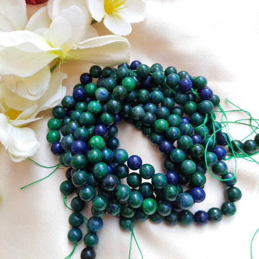 Azurite 8mm Natural Crystal 8mm line-Maitri Export | Crystals Store