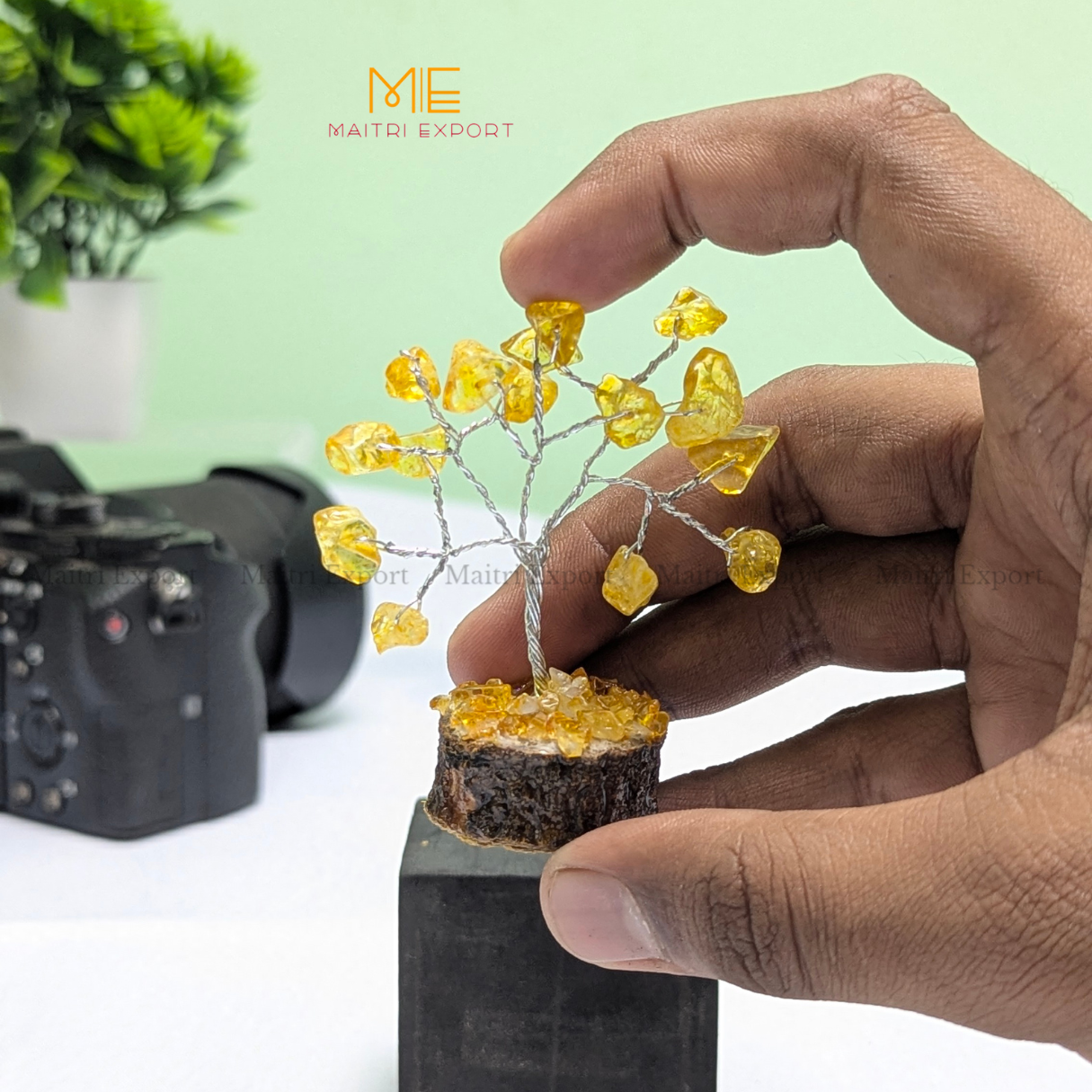Mini tree ( 15 beads )-Citrine-Maitri Export | Crystals Store