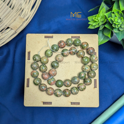 10mm loose crystal beads Line-Unakite-Maitri Export | Crystals Store