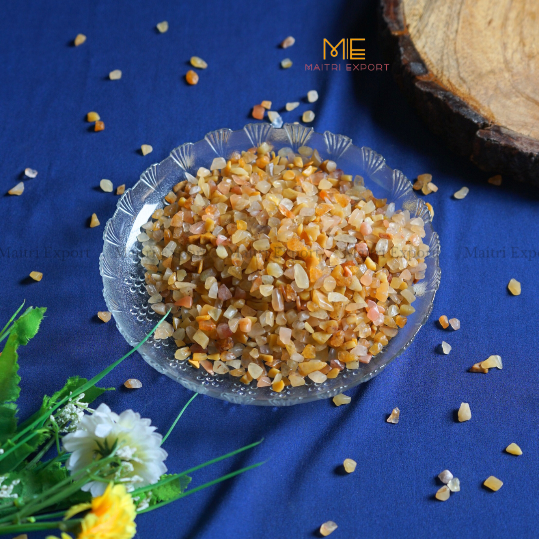 10mm Chips-Golden Agate-1 Kg-Maitri Export | Crystals Store