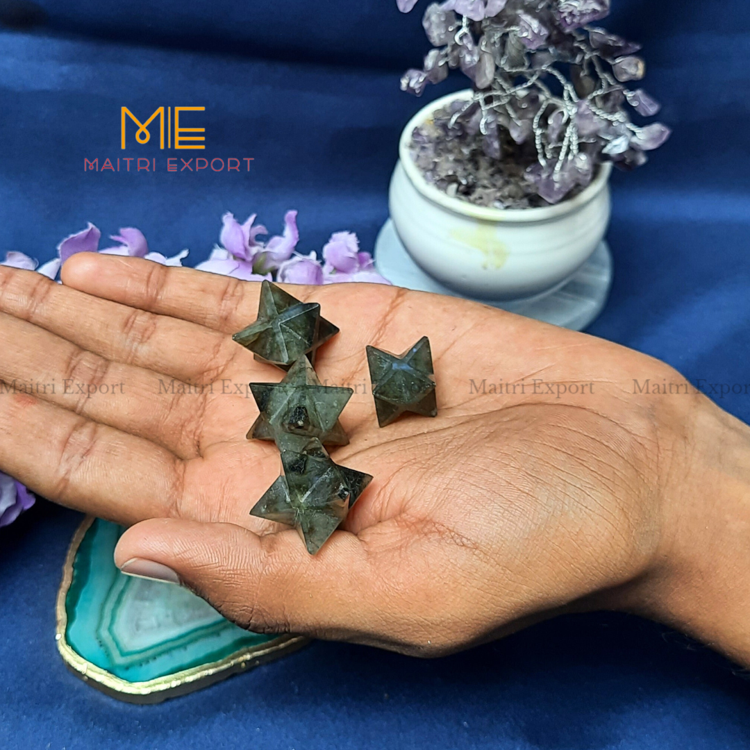 Crystal Hand Crafted Merkaba Star-Maitri Export | Crystals Store