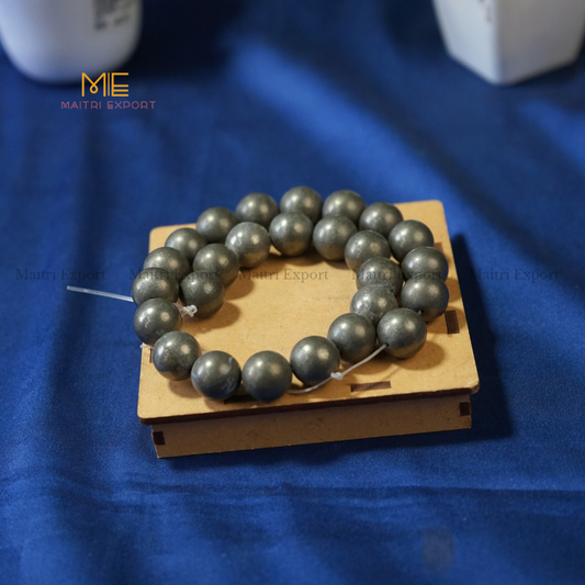 Pyrite 14mm Line-Maitri Export | Crystals Store