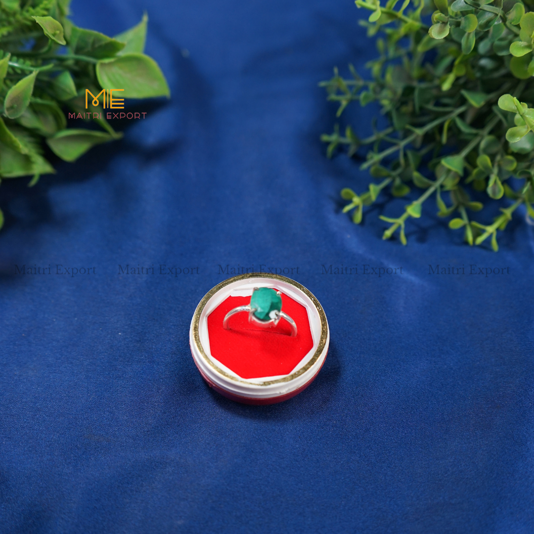 Diamond cut oval rings-Malachite-Maitri Export | Crystals Store