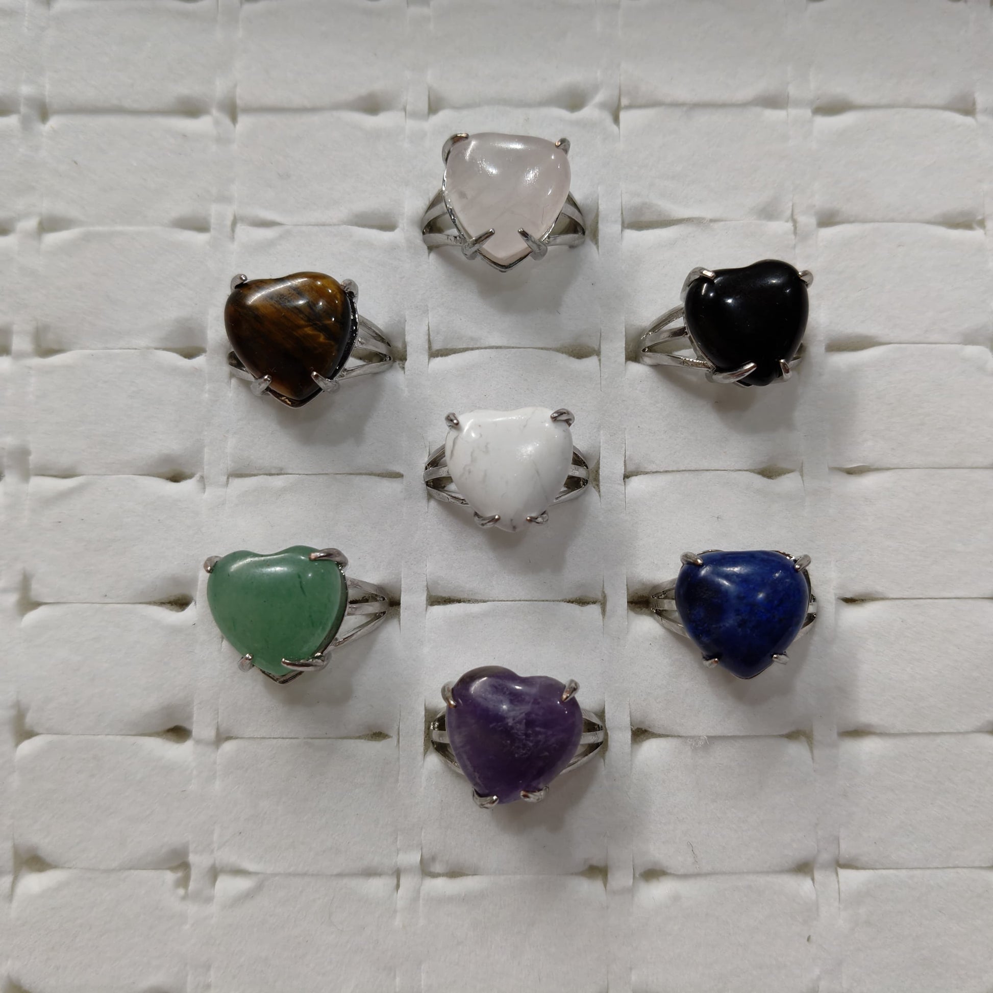 Heart shape stone ring-Maitri Export | Crystals Store