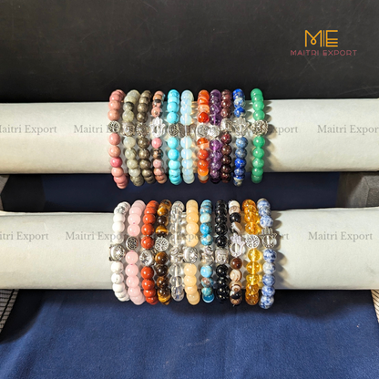 Customised Crystal Bracelet- 8mm-Maitri Export | Crystals Store