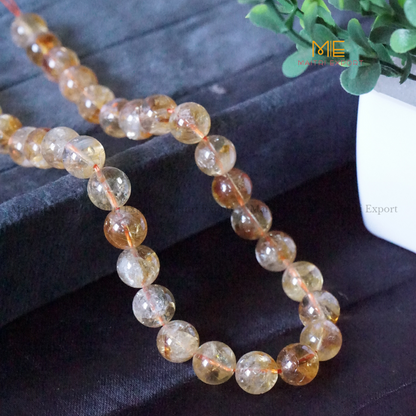 10mm loose crystal beads Line-Citrine Natural Star-Maitri Export | Crystals Store