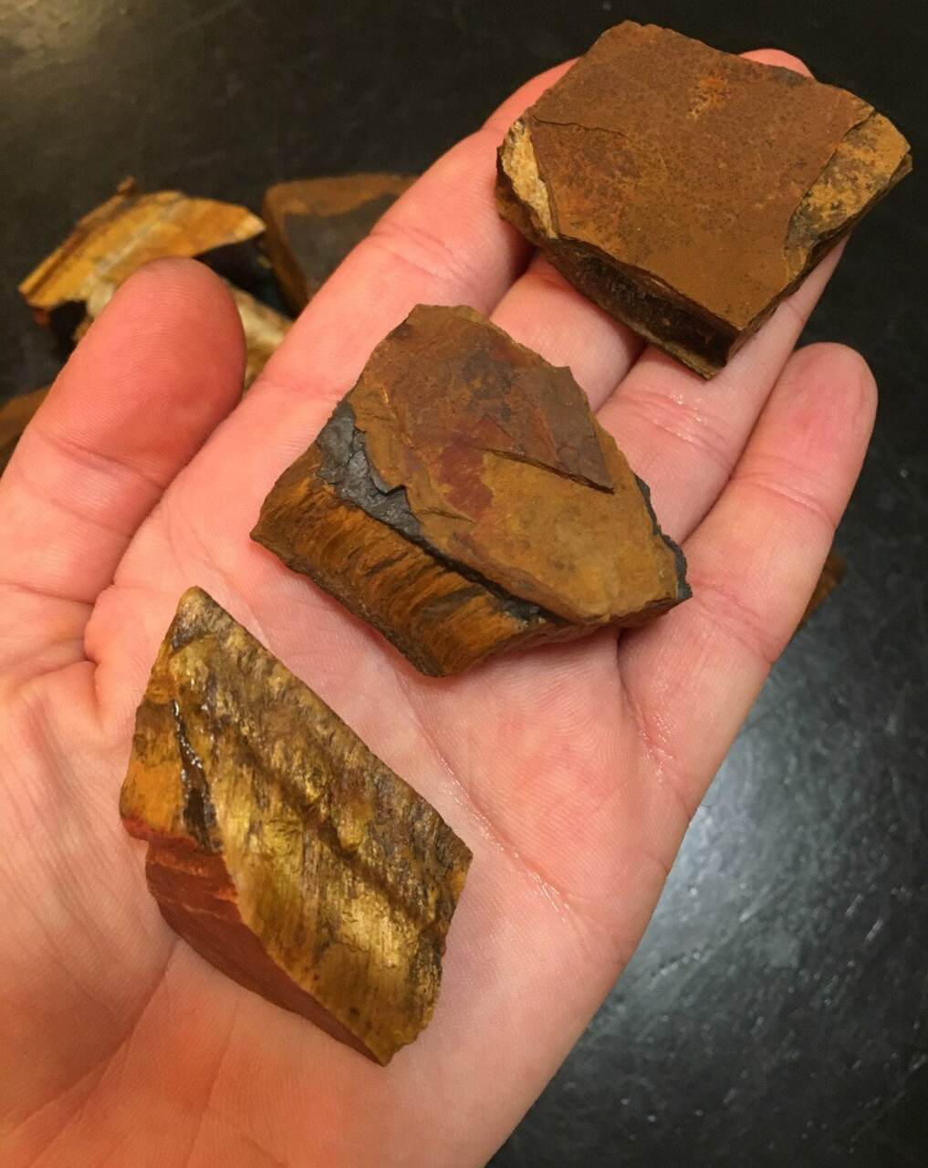 Tiger eye natural stone rough / raw-Maitri Export | Crystals Store