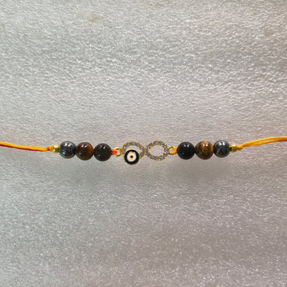 Rakhis with infinity ♾️ charm-Triple protection-Maitri Export | Crystals Store