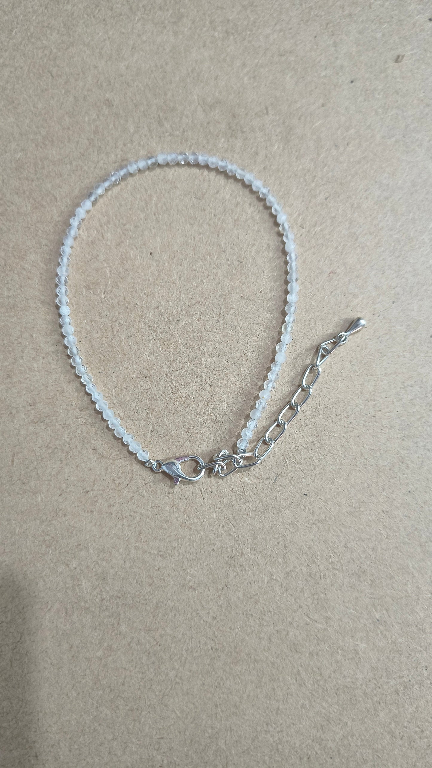 anklet 2mm faceted
