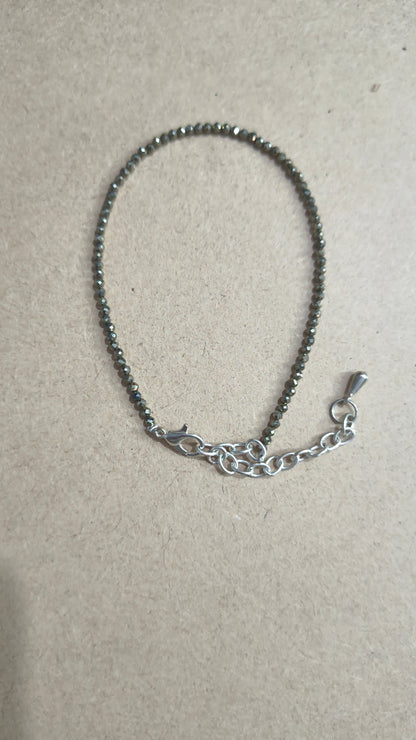 anklet 2mm faceted