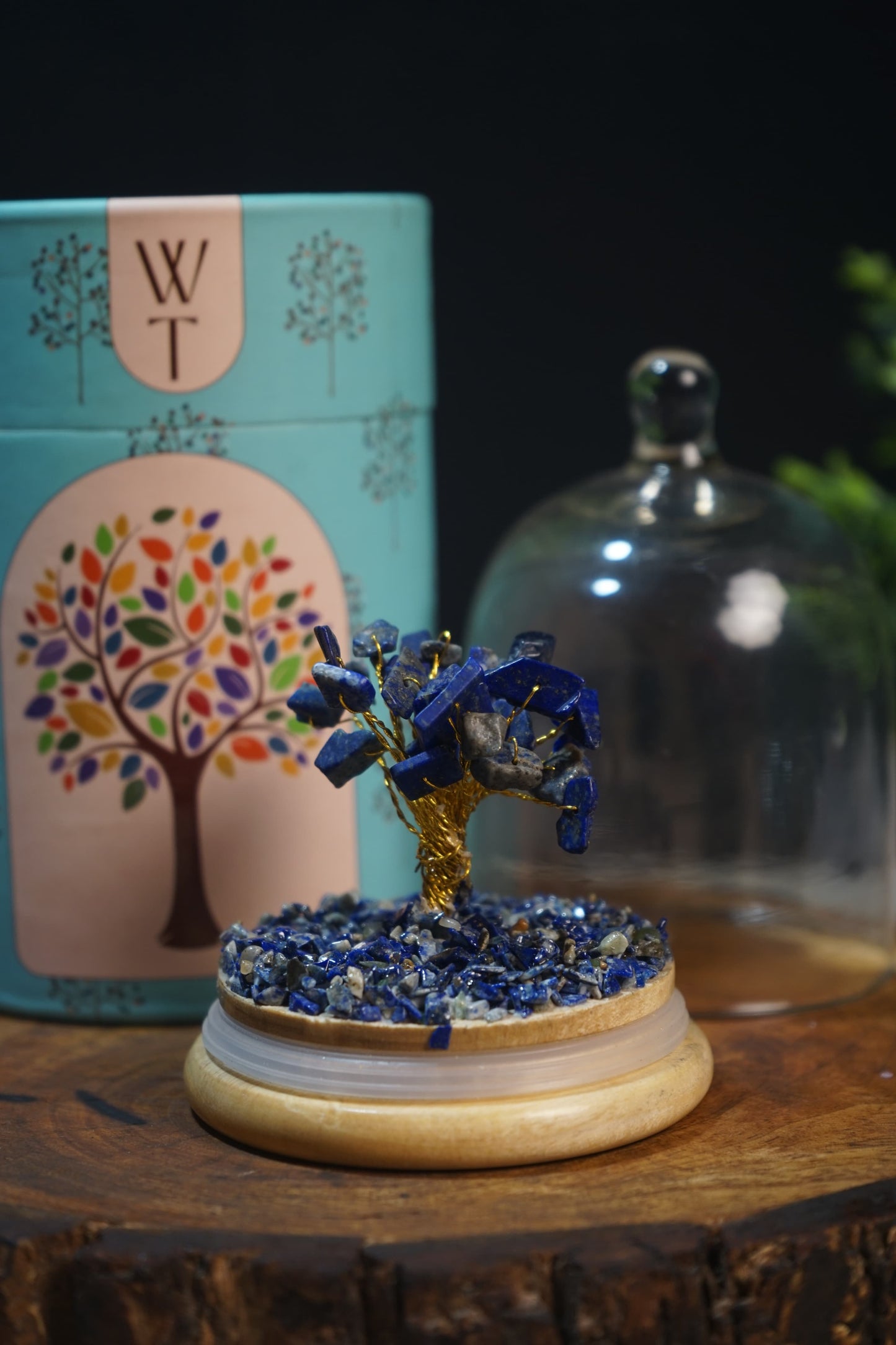 Wish tree / dome healing crystal tree-Lapis lazuli-Maitri Export | Crystals Store