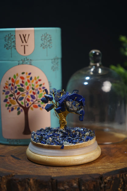 Wish tree / dome healing crystal tree-Lapis lazuli-Maitri Export | Crystals Store
