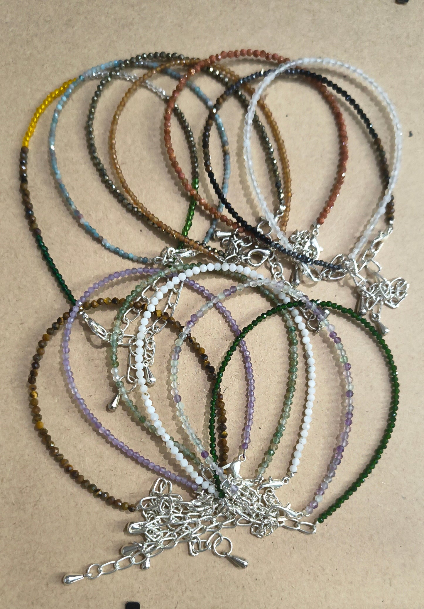 anklet 2mm faceted