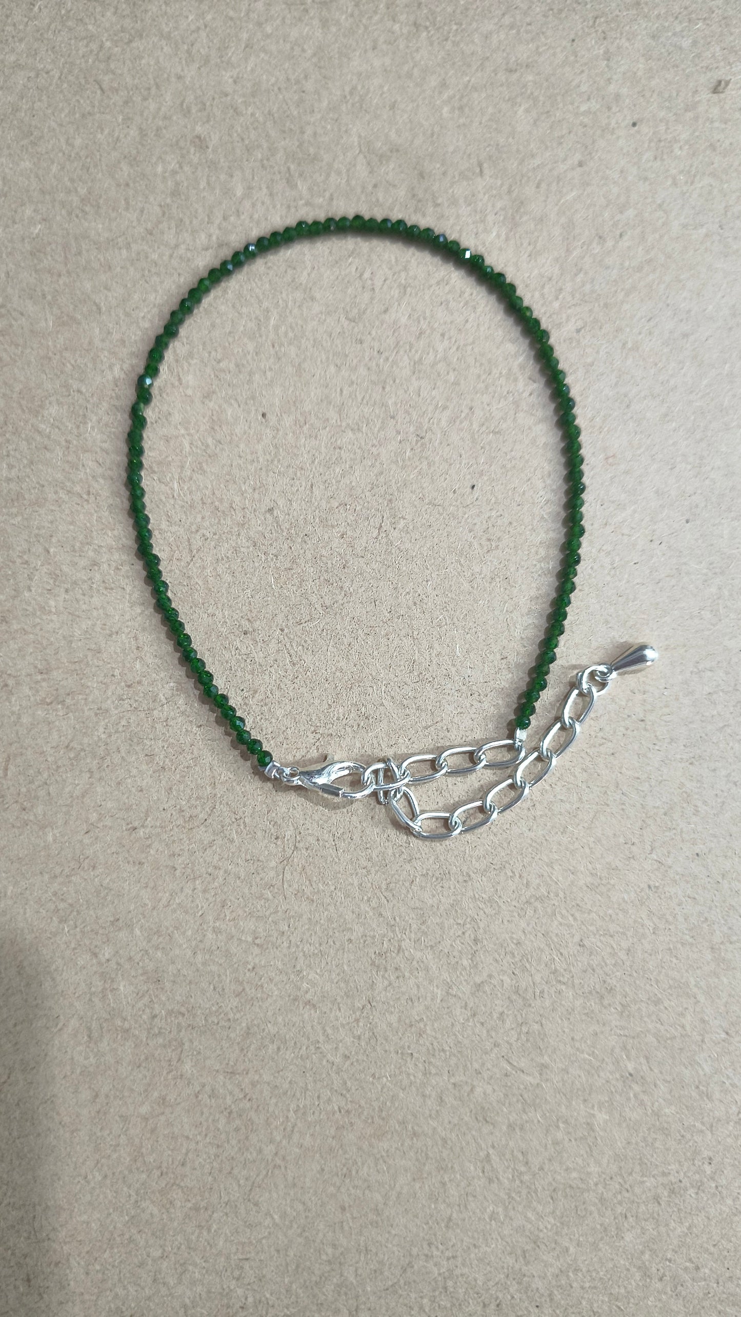 anklet 2mm faceted