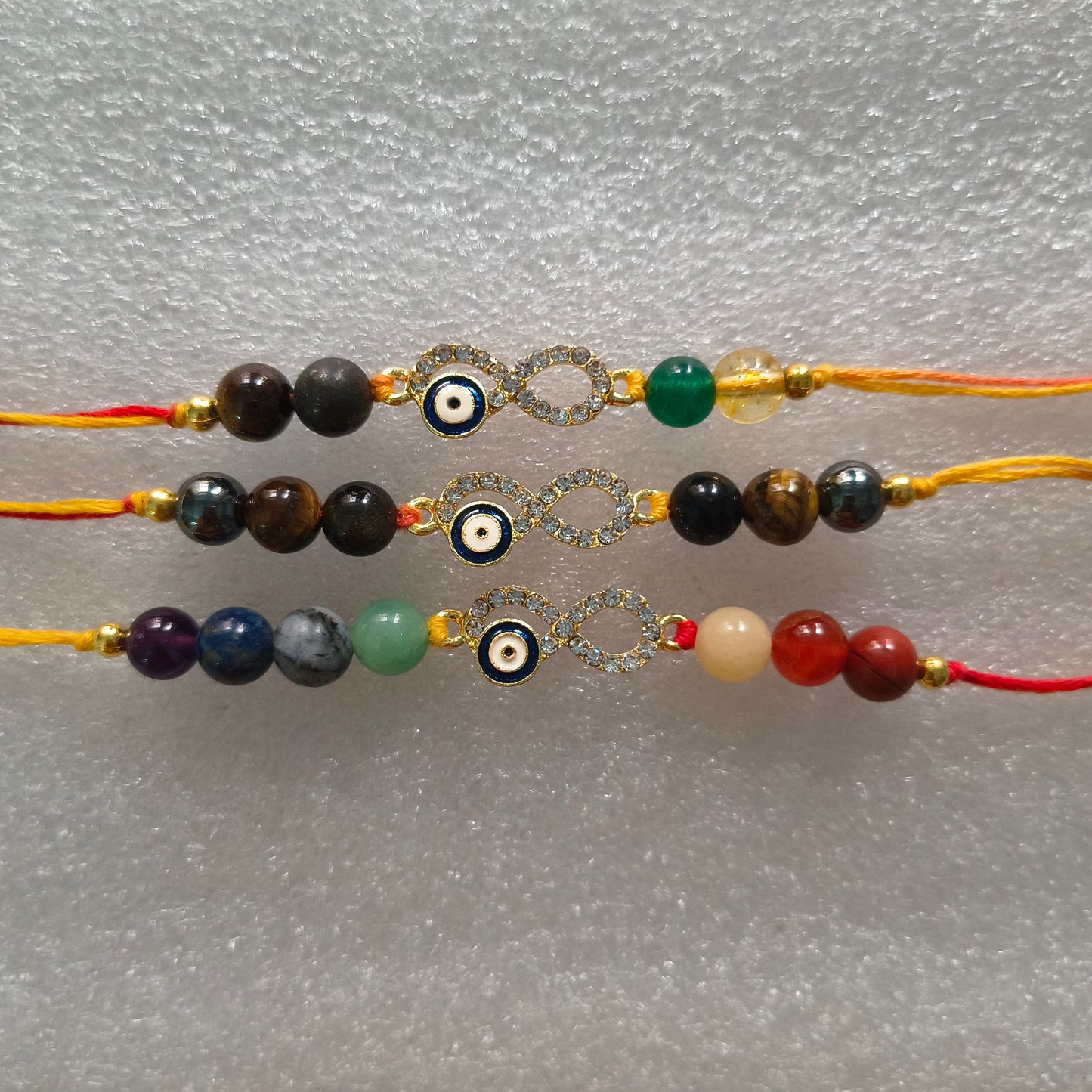 Rakhis with infinity ♾️ charm-Maitri Export | Crystals Store