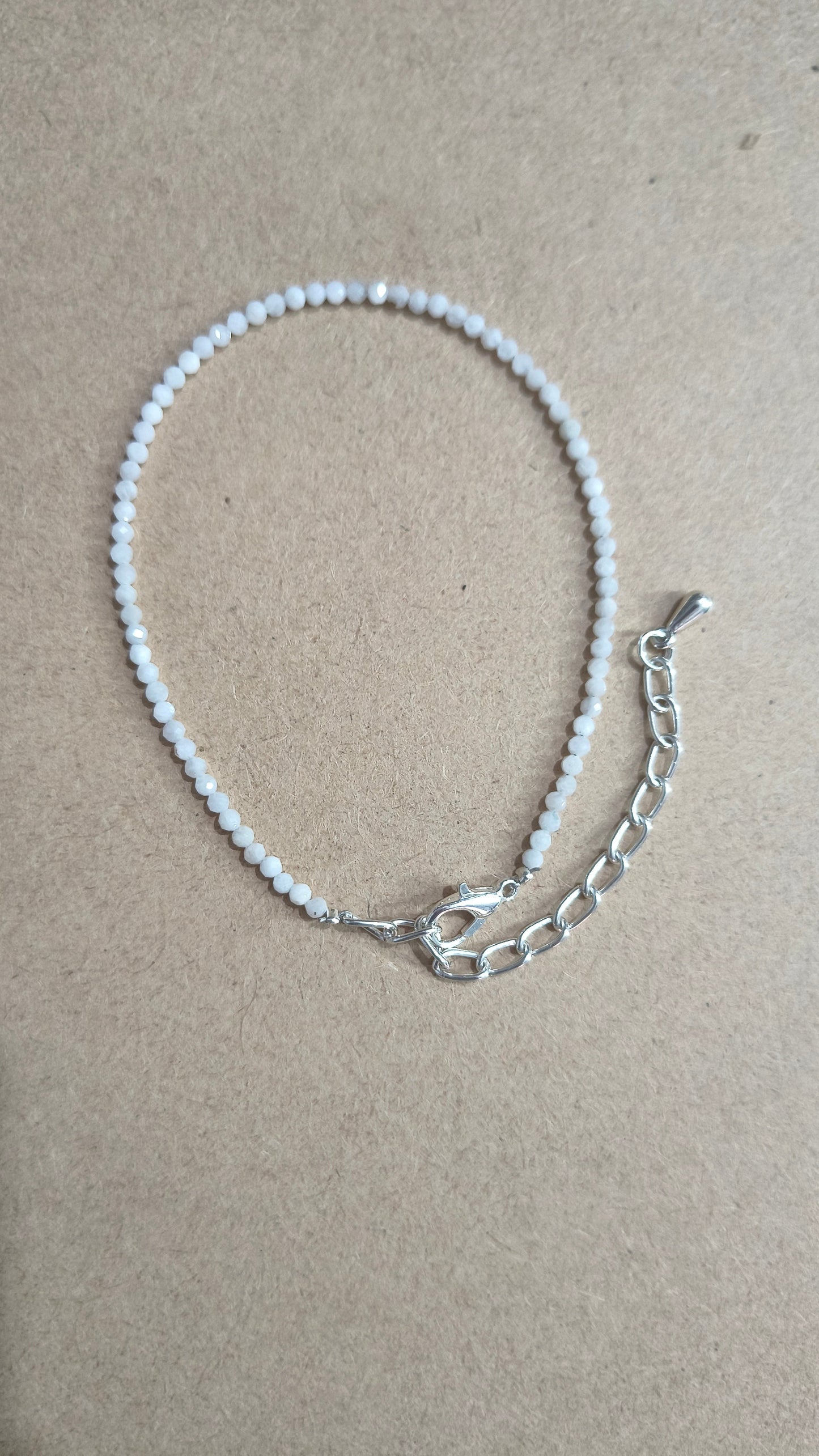 anklet 2mm faceted