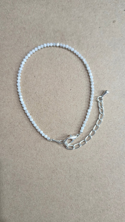 anklet 2mm faceted