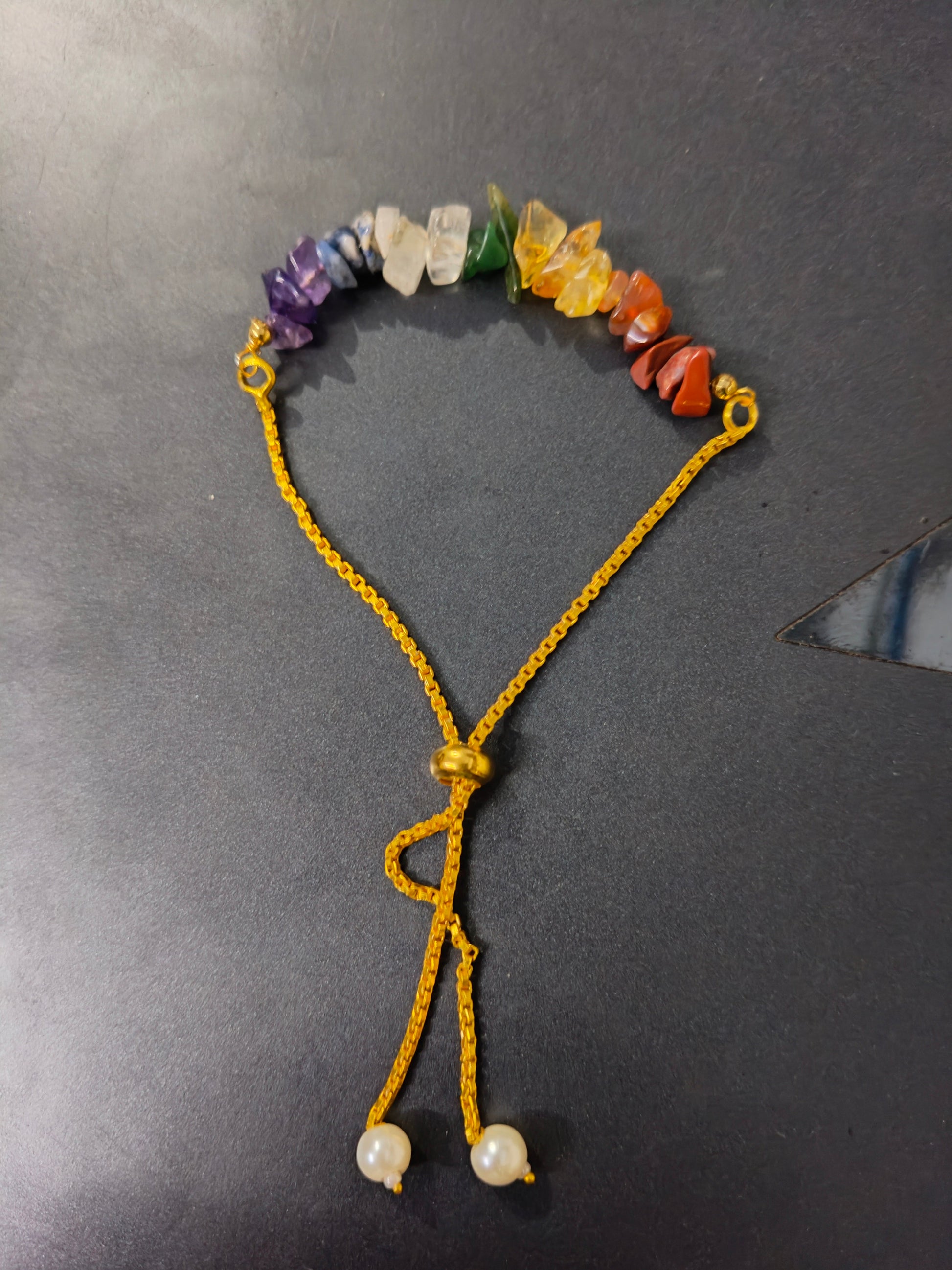 7 chakra chips jewlery bracelet-Maitri Export | Crystals Store