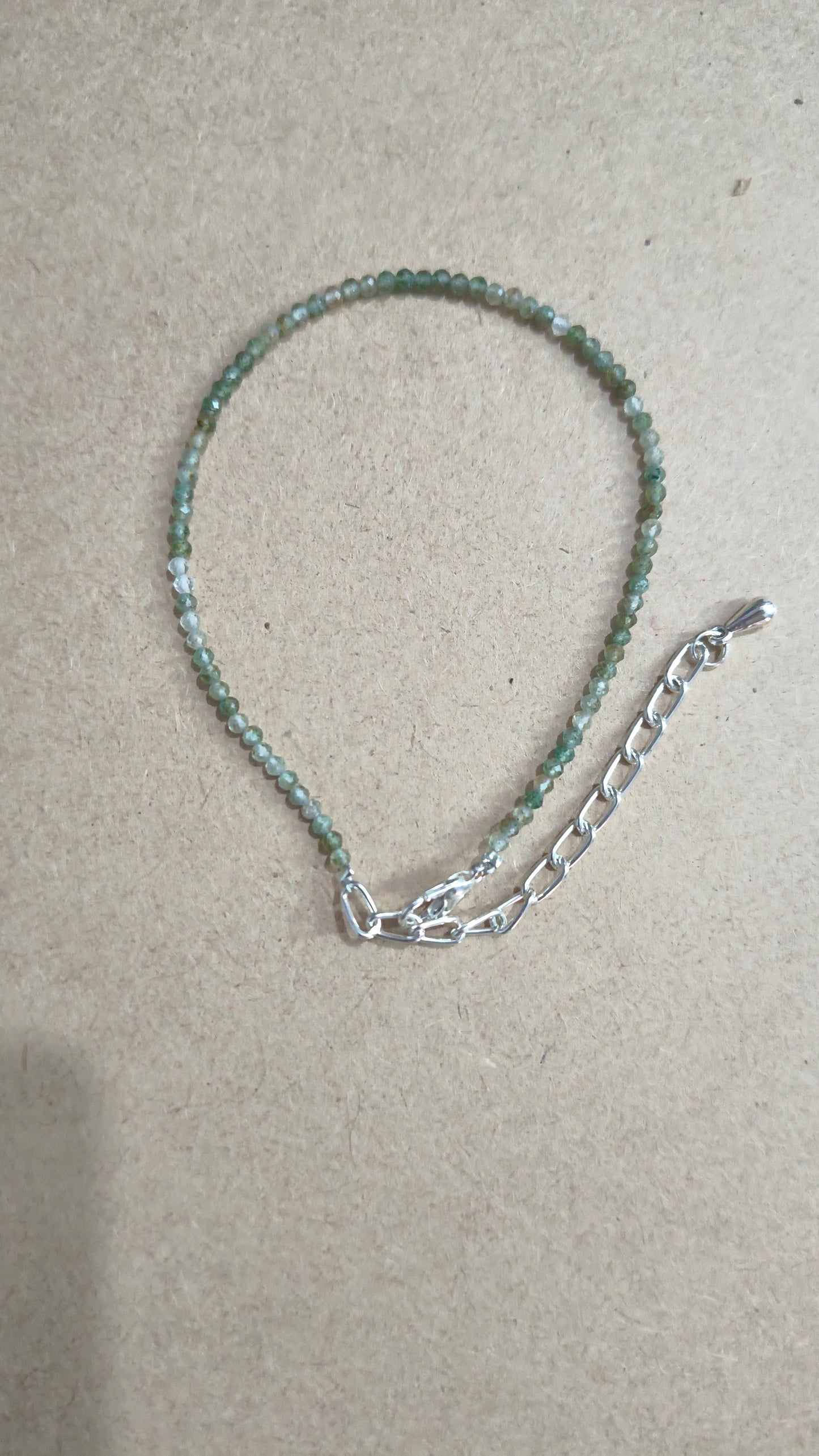 anklet 2mm faceted