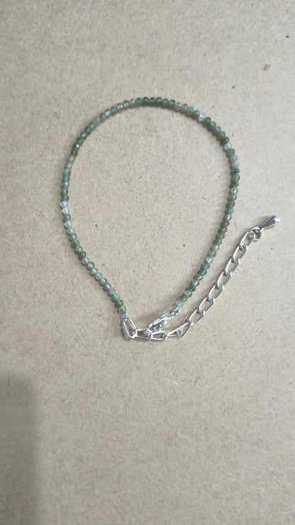 anklet 2mm faceted