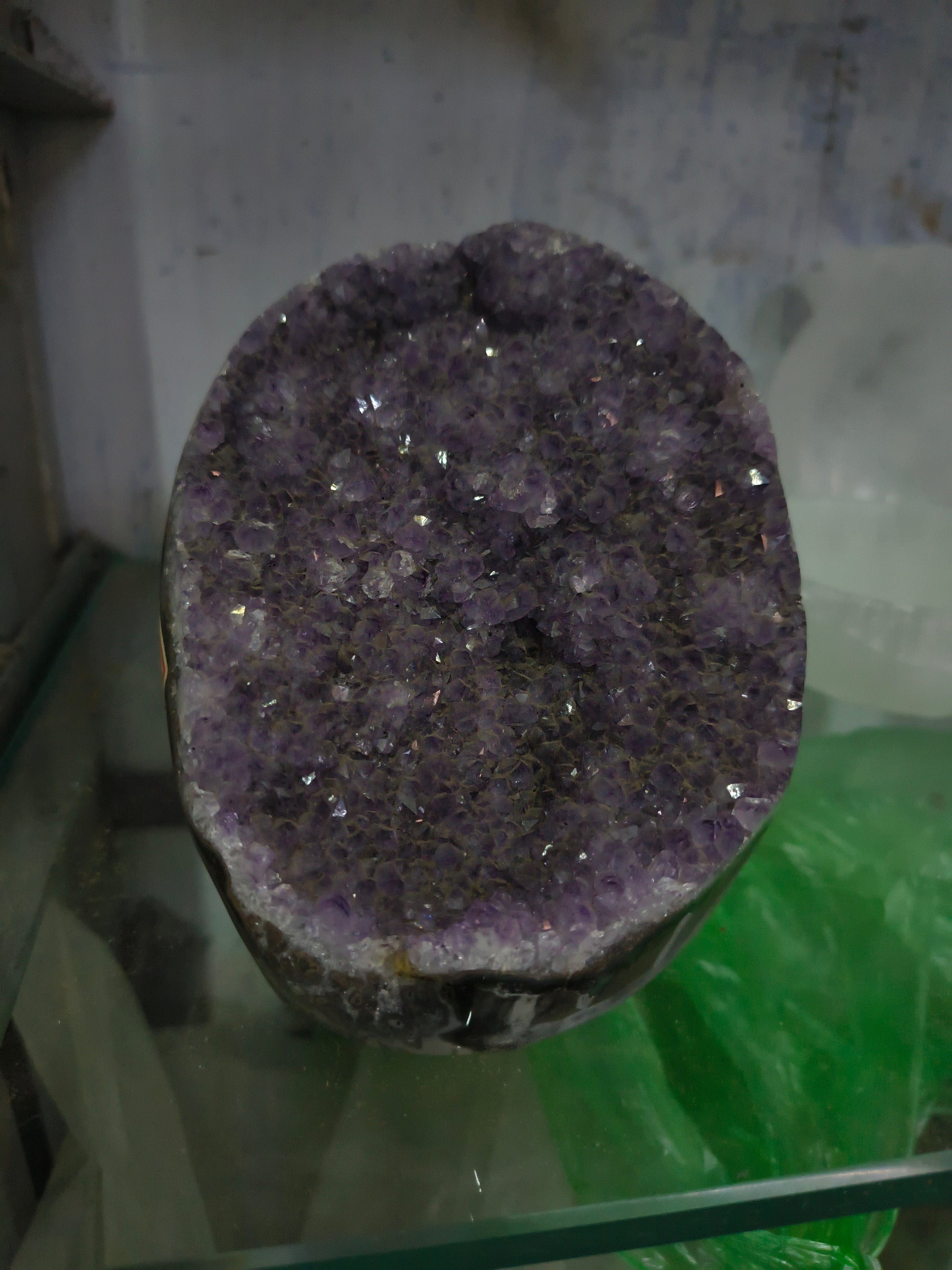 Amethyst geode-13 - 1334 gm-Maitri Export | Crystals Store