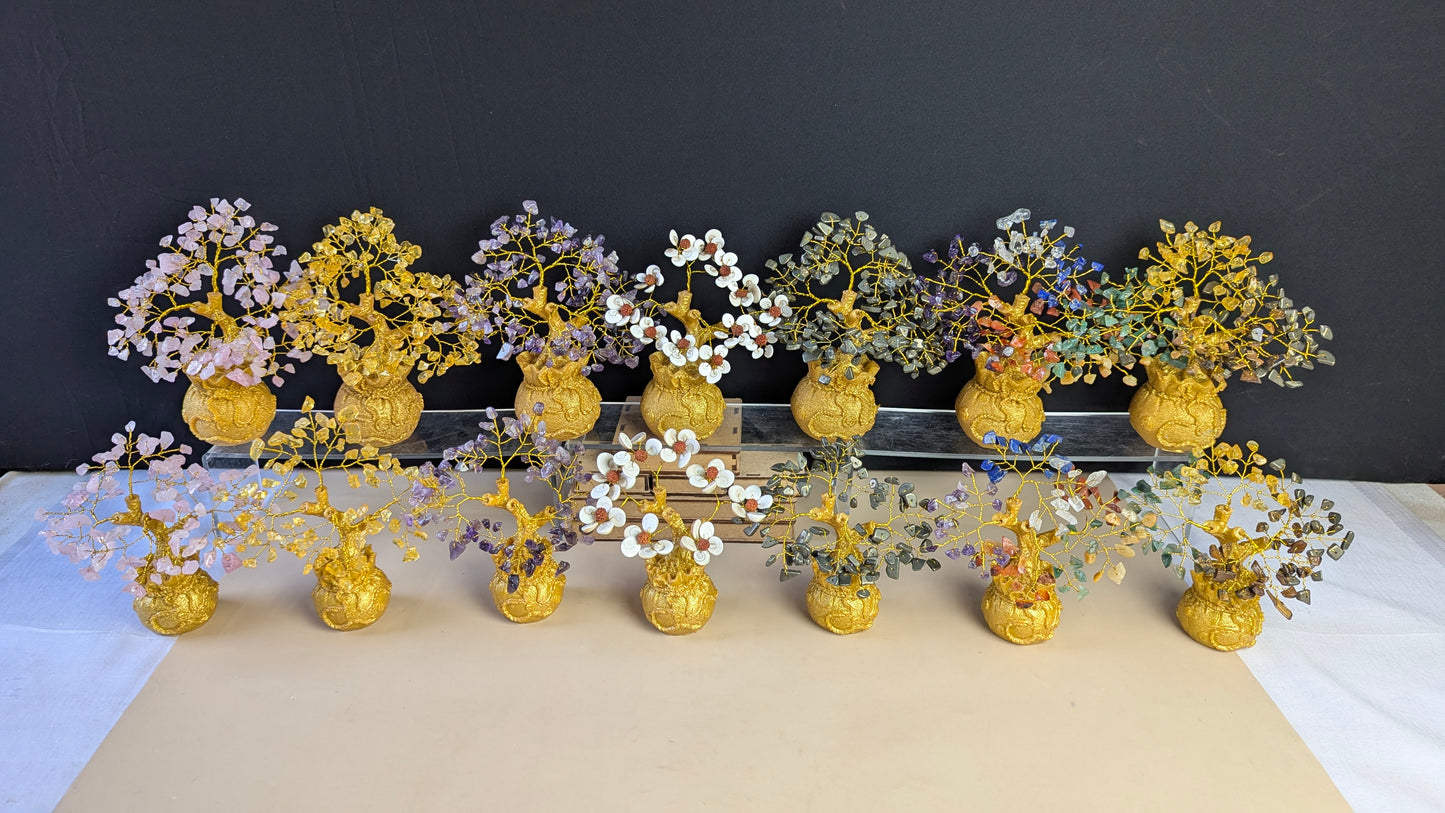Golden Pot Tree-Maitri Export | Crystals Store