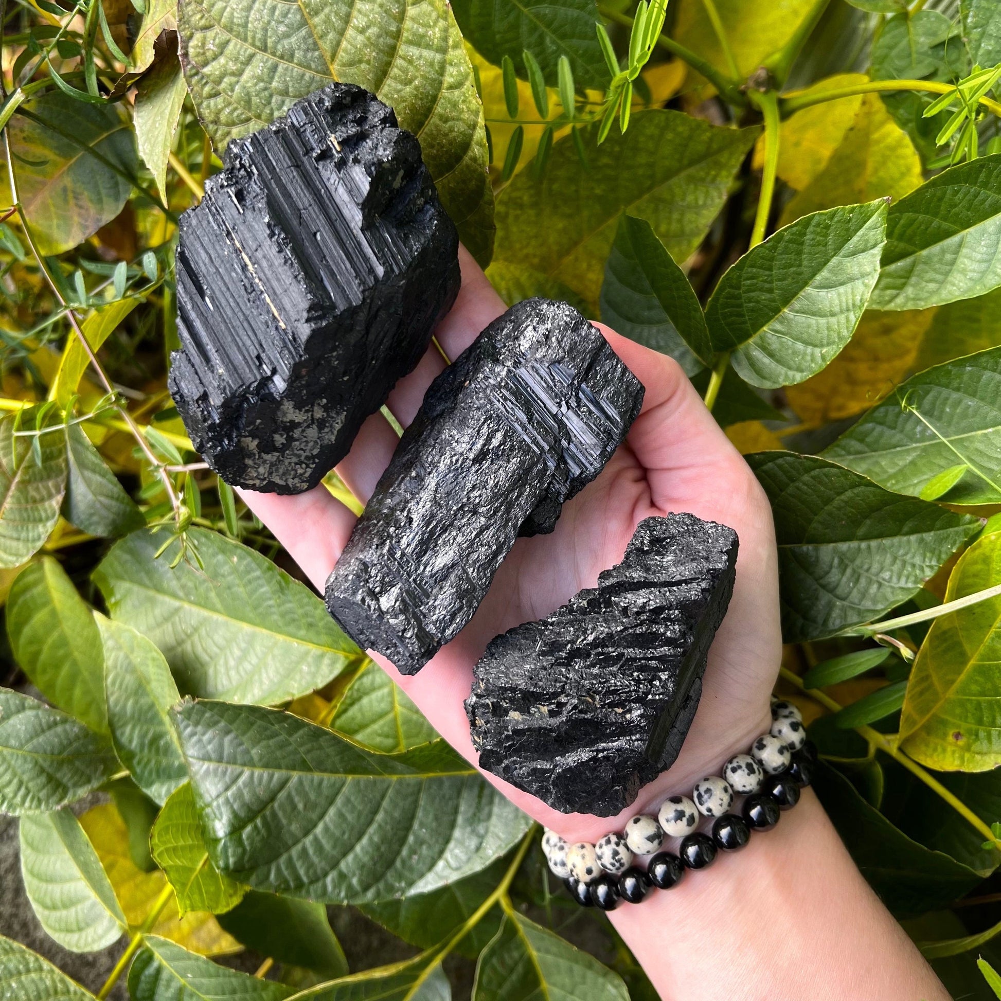 Black tourmaline raw / rough-Medium-250 gm-Maitri Export | Crystals Store