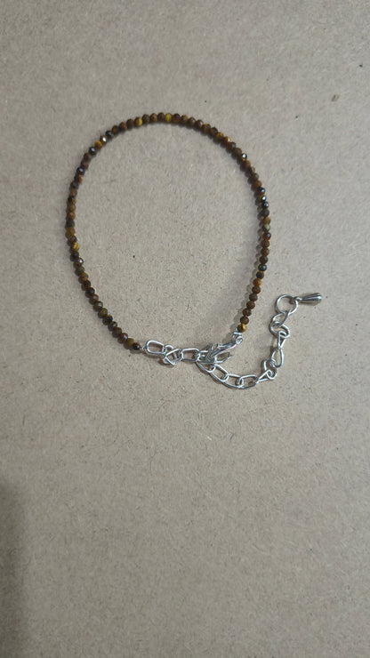 anklet 2mm faceted