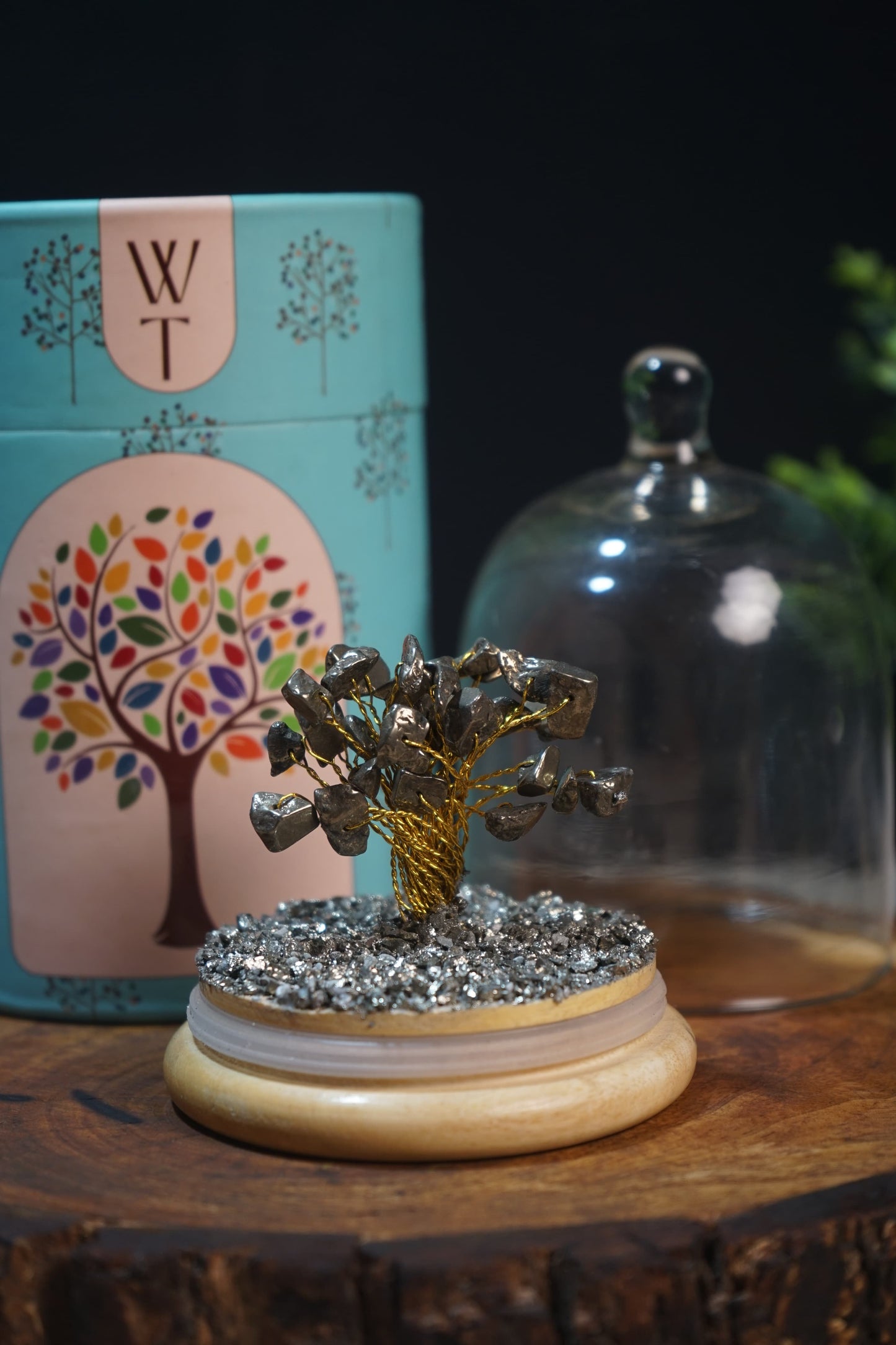 Wish tree / dome healing crystal tree-Pyrite-Maitri Export | Crystals Store